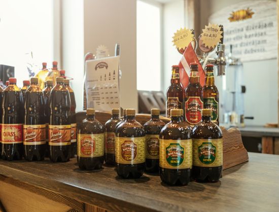 Bauskas Alus pudelēs veikalā Bauskas miestiņ&scaron;