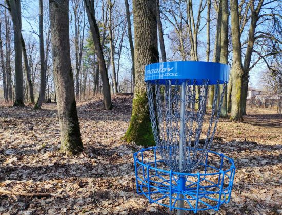 Disku golfa Ziedoņi disku grozs