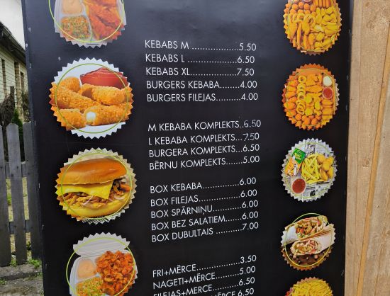 Mobile cafe Zemgales kebabs Iecava