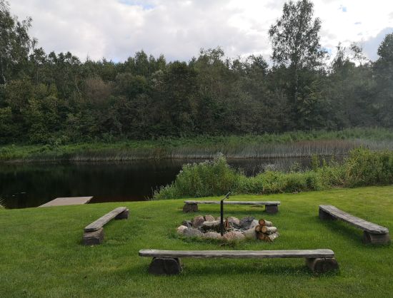 Skats uz Lutau&scaron;u piknika un atpūtas vietu