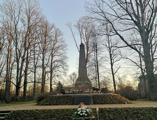 Freedom Monument in Iecava