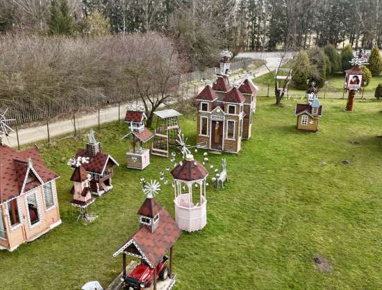 Wooden sculpture village 