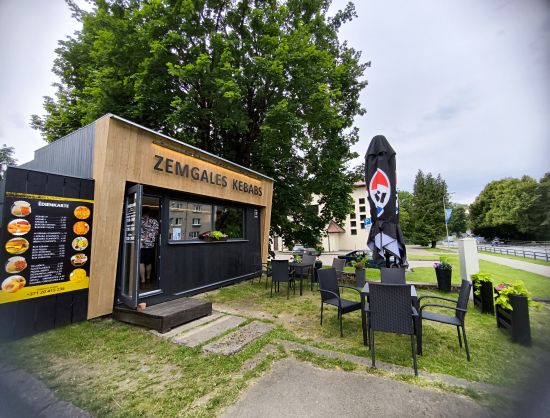 Mobile cafe Zemgales kebabs Iecava