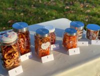 Pa&scaron;u gatavotas sukādes stikla tarā.