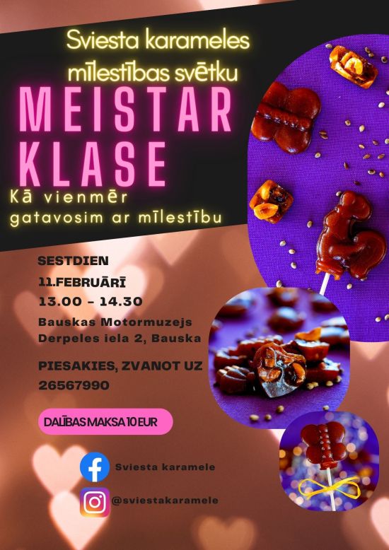 Sviesta karameles meistarklase