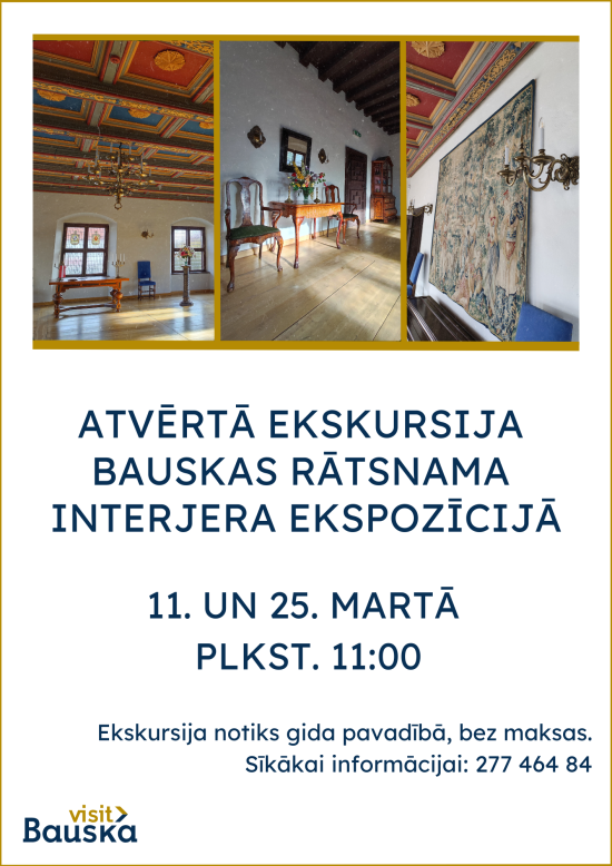 Atvērtā ekskursija Bauskas Rātsnama ekspozīcijā