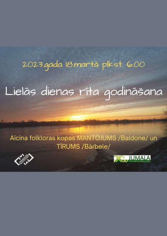 Lielās dienas rīta godināšana Zvirgzdes kāpā