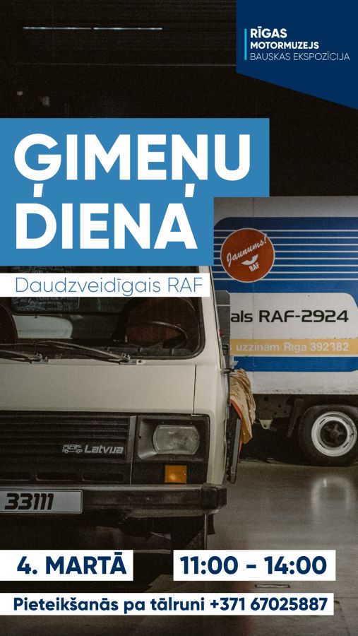 Ģimeņu diena Bauskas motormuzejā