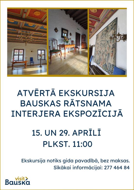 Atvērtā ekskursija Bauskas Rātsnama ekspozīcijā