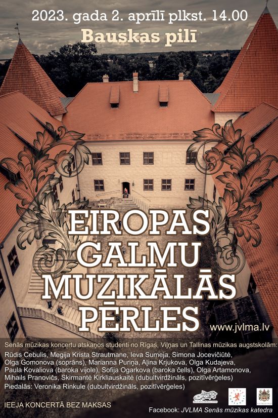 Senās mūzikas koncerts Bauskas pilī 