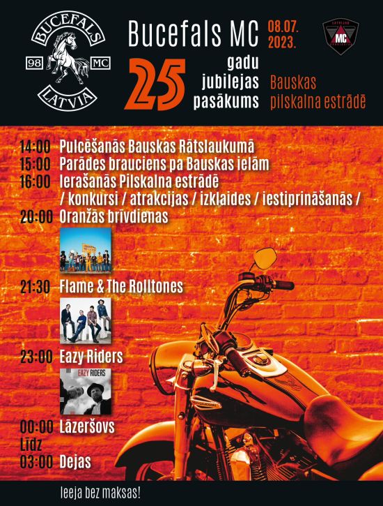 Bucefals MC 25 gadu jubileja