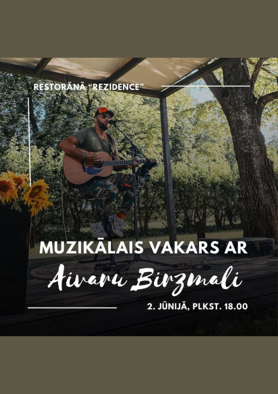 Muzikālais vakars ar Aivaru Birzmali