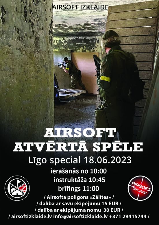 Airsoft atvērtā 