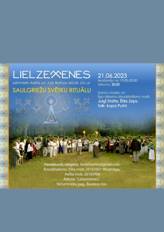Saulgriežu svētku rituāls Lielzemenēs