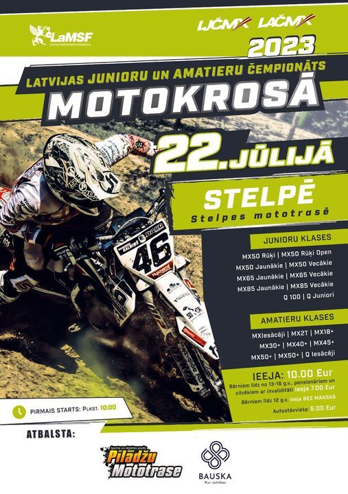 Motokrosa čempionāts Stelpes mototrasē
