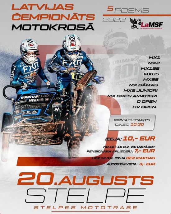 Latvijas Čempionāts Motokrosā Stelpes Mototrasē