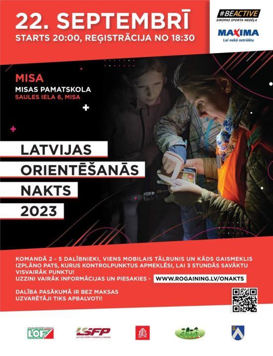 Latvijas Orientēšanās nakts 2023 - Misā