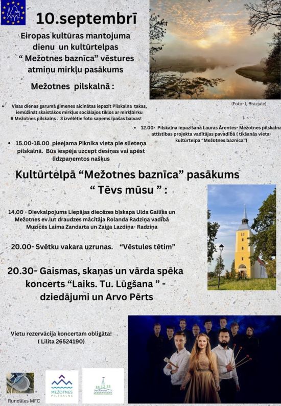 Mežotnes baznīcas vēstures atmiņas mirkļu pasākums