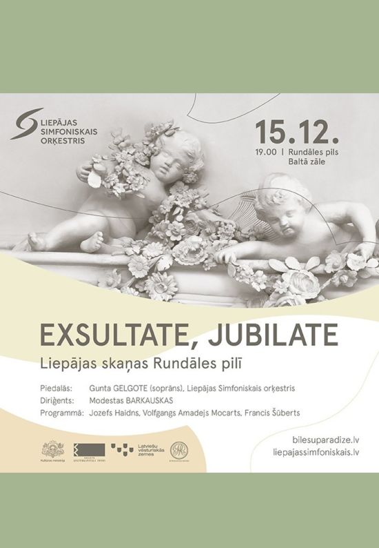 Liepājas Simfoniskais orķestris Rundāles pils Baltajā zālē