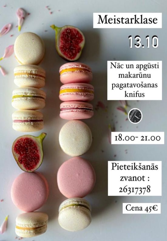 Makarūnu meistarklase 