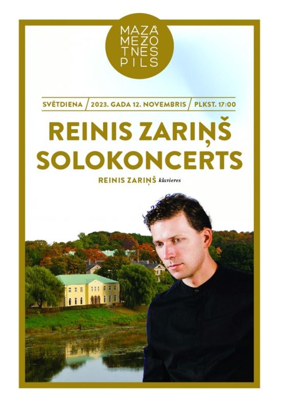 Reinis Zariņš Mazajā Mežotnes pilī