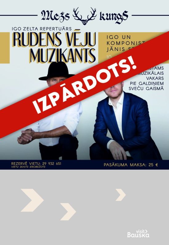 Muzikāls vakars restorānā Mežs Kungs