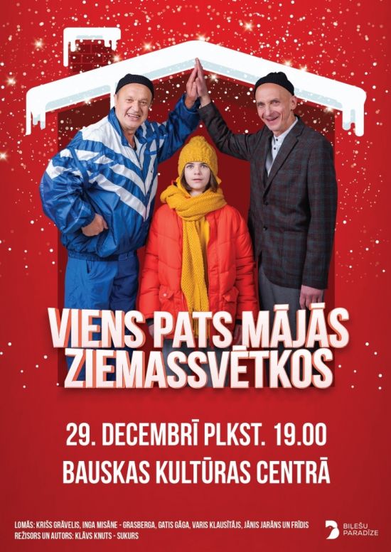 Ģimenes izrāde “Viens pats mājās Ziemassvētkos”