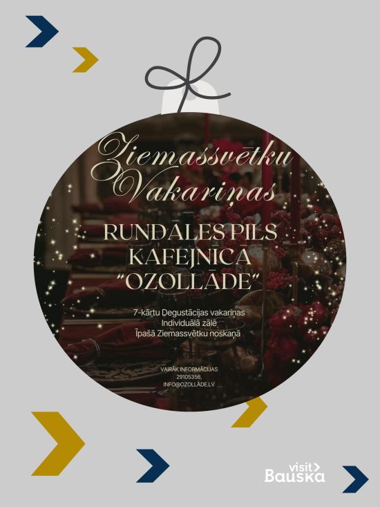 Ziemassvētku vakariņas Rundāles pilī