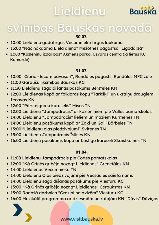 Lieldienu svinības Bauskas novadā
