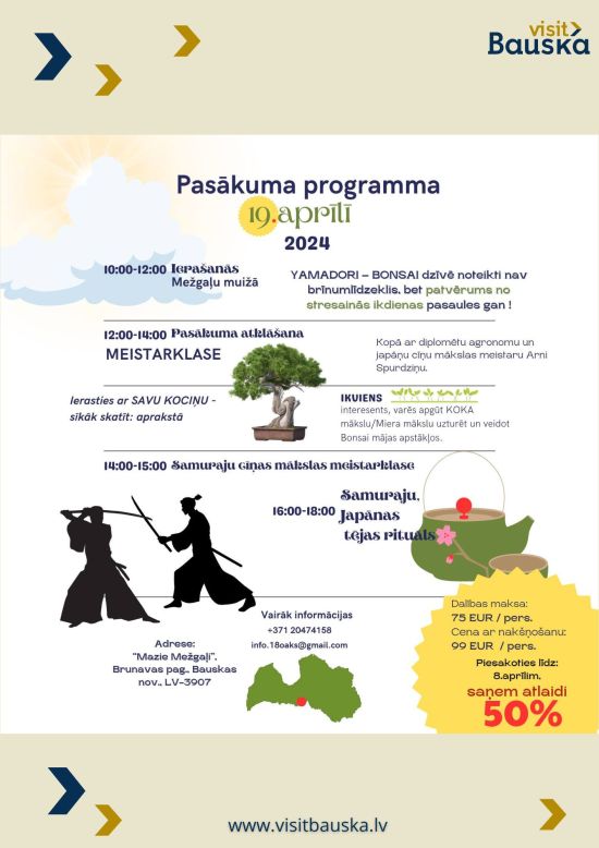 Meistarklase glempingā 