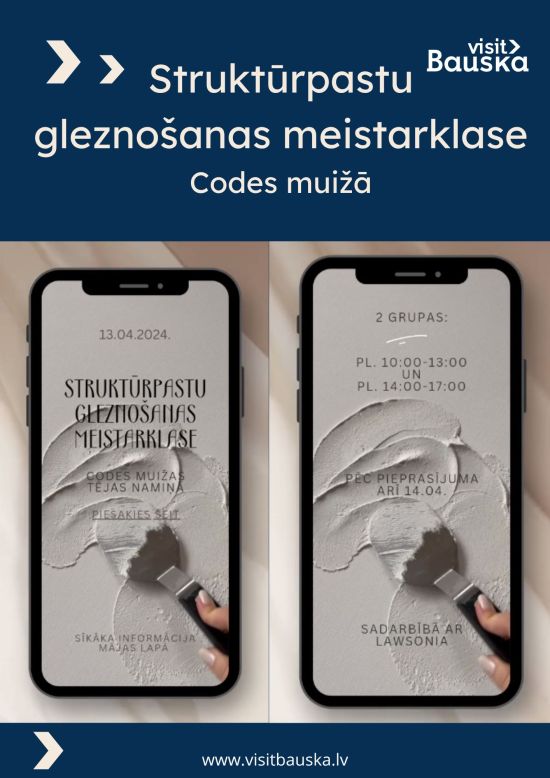 Struktūrpastu gleznošanas meistarklase