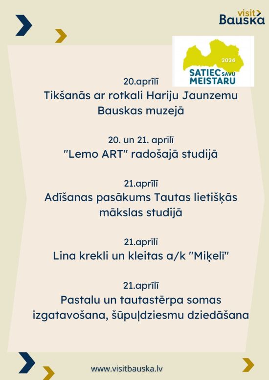 Satiec savu meistaru 2024 