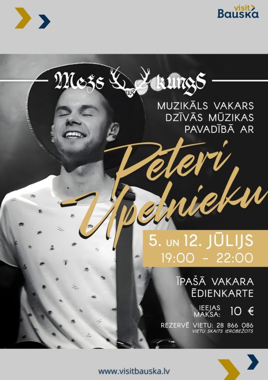 Muzikālais vakars ar Pēteri Upelnieku