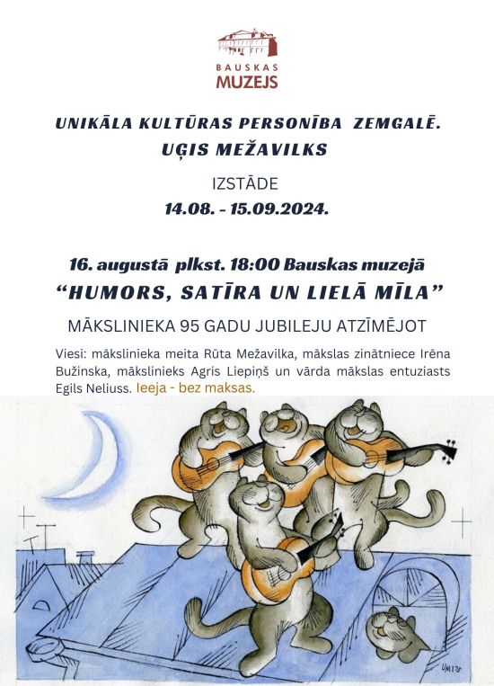 Māksliniekam Uģim Mežavilkam 95!