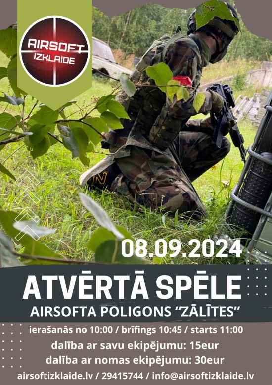 Airsoft atvērtā spēle