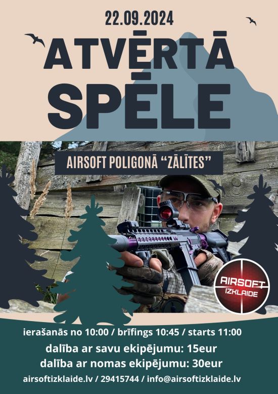 Airsoft atvērtā spēle