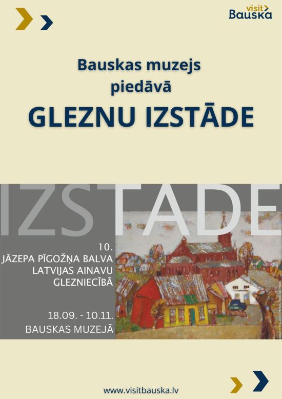 Gleznu izstāde Bauskas muzejā