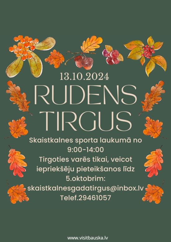 Rudens tirgus Skaistkalnē