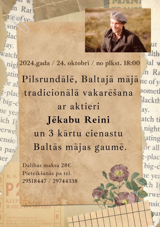 Vakarēšana ar Jēkabu Reini