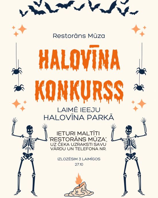 Restorāns Mūza piedāvā konkursu