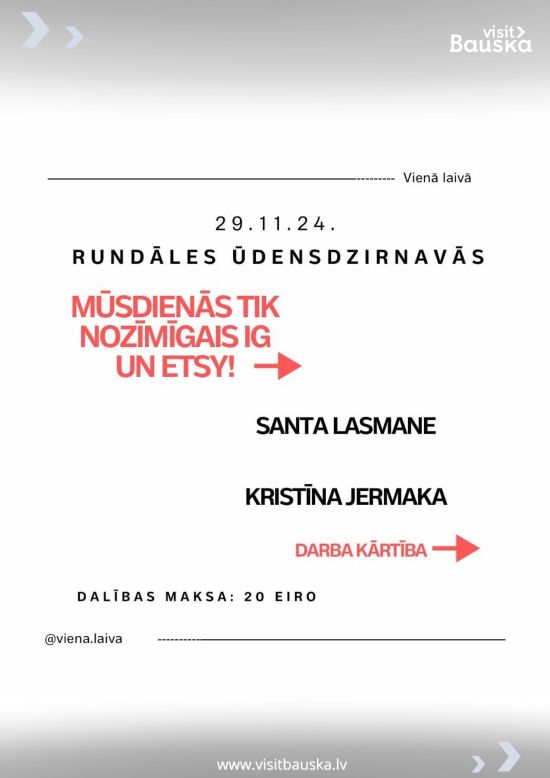 Rundāles ūdensdzirnavās 