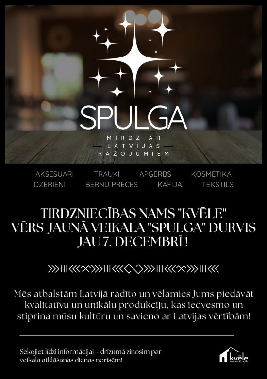 Latvijā radītu preču veikala 