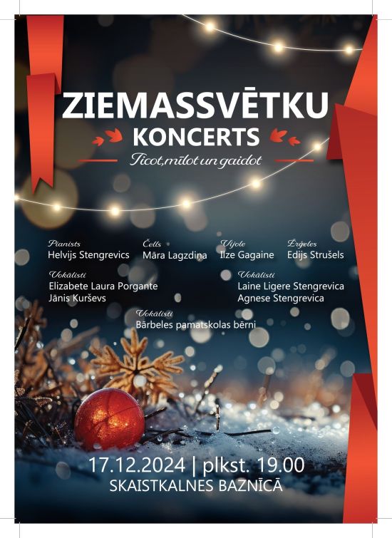 Ziemassvētku koncerts Skaistkalnē. Ticot.,Mīlot un Gaidot.