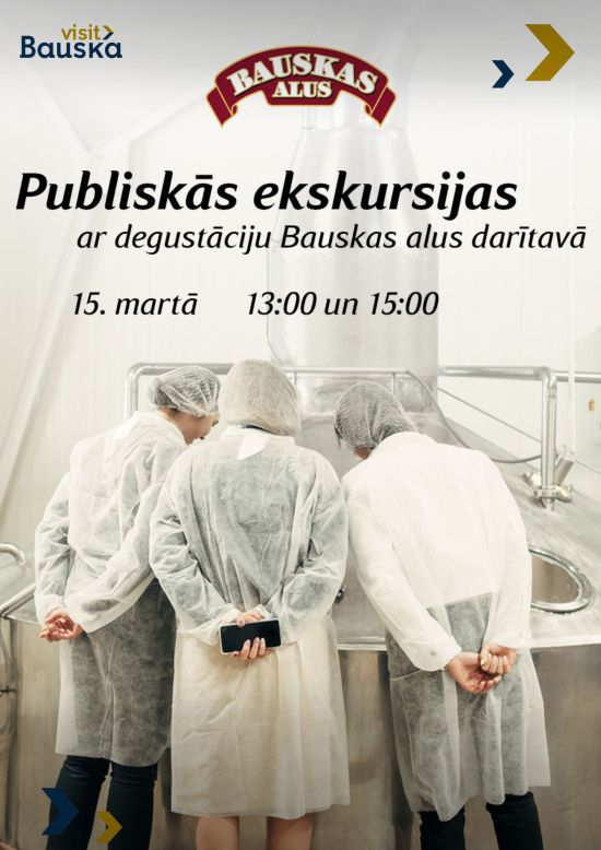 Publiskā ekskursija Bauskas alus darītavā