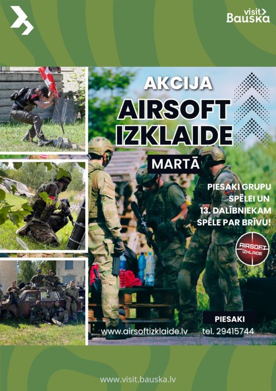 Airsoft akcija martā