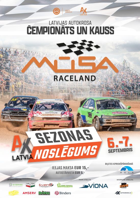 Latvijas autokrosa čempionāts Raceland Mūsa