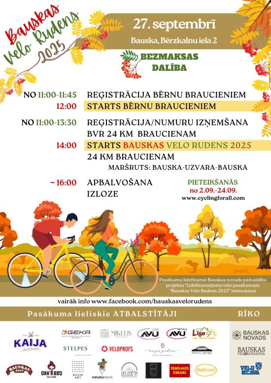 Bauskas Velo Rudens 2025