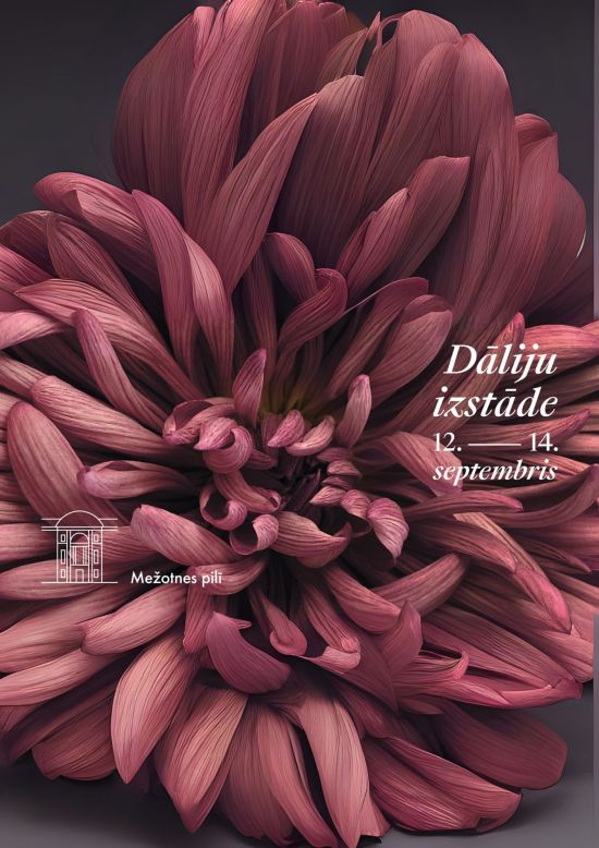 Dāliju izstāde Mežotnes pilī