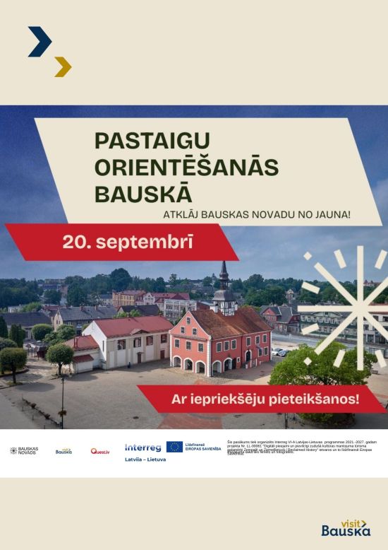 Pastaigu orientēšanās Bauskā