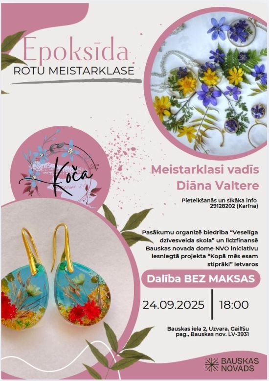 Epoksīda rotu meistarklase